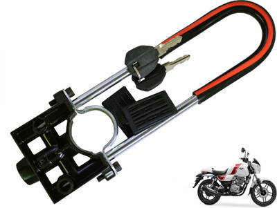 Generox Security lock for V12 Heavy Duty Red and Black V12 U Lock(Black)