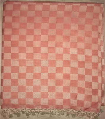 Orchid 3D Printed Single Top Sheet for  AC Room(Cotton, Red)