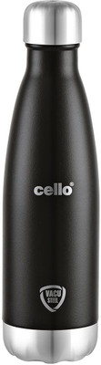 cello 500 ml Steel Bottle(Pack of 1, Black)