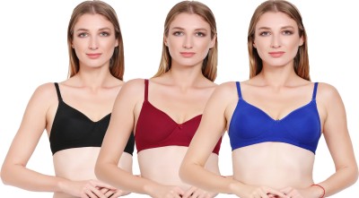 Brave One Women T-Shirt Lightly Padded Bra(Multicolor)