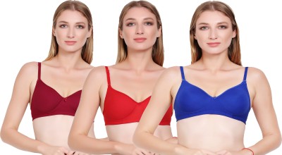 Brave One Women T-Shirt Lightly Padded Bra(Multicolor)