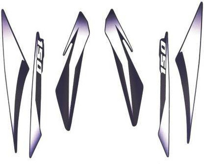 HRBull Sticker & Decal for Bike(Multicolor)