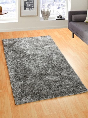 Saba Grey Polyester Carpet(60.96 cm,  X 182.88 cm, Rectangle)