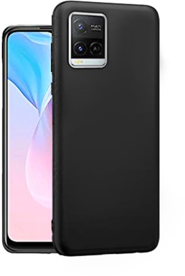 Mobilecovers Back Cover for Vivo Y 21 (2021), Y33s(Black, Shock Proof, Silicon, Pack of: 1)