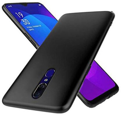 Mobilecovers Back Cover for Oppo f11, Plain, Case, Cover(Black, Shock Proof, Silicon, Pack of: 1)