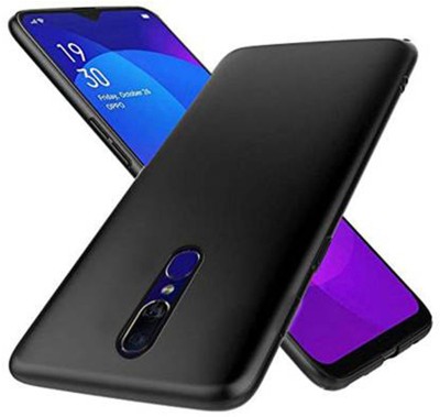 Mobilecovers Back Cover for Oppo f11, a9 2019, Plain, Case, Cover(Black, Shock Proof, Silicon, Pack of: 1)