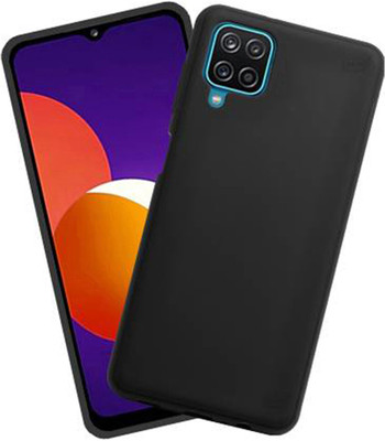 Zuap Back Cover for Samsung M12(Black, Shock Proof, Silicon, Pack of: 1)