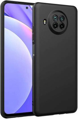 Mobilecovers Back Cover for Redmi MI 10t lite, Plain, Case, Cover(Black, Shock Proof, Silicon, Pack of: 1)