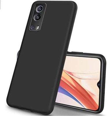 Mobilecovers Back Cover for IQOO Z3 (5G), Vivo Y72 (5G), Plain, Case, Cover(Black, Shock Proof, Silicon, Pack of: 1)
