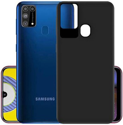 Mobilecovers Back Cover for Samsung Galaxy M31 Prime, Plain, Case, Cover(Black, Shock Proof, Silicon, Pack of: 1)