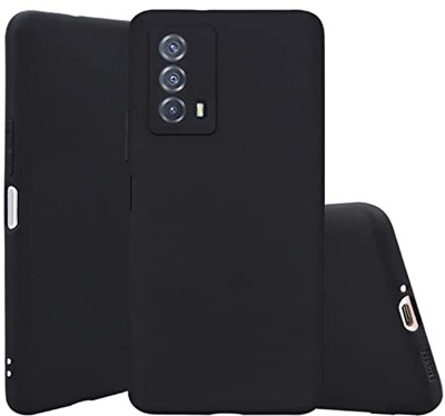 Zuap Back Cover for IQOO Z5 5G, Plain, Case, Cover(Black, Shock Proof, Silicon, Pack of: 1)