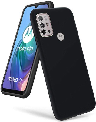 Mozo Mobilecovers Back Cover for Moto G30, G10 Power (5G), Plain, Case, Cover(Black, Shock Proof, Silicon, Pack of: 1)