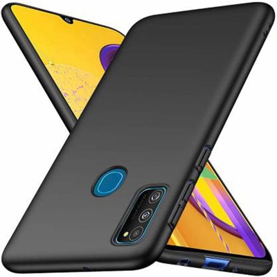Zuap Back Cover for Samsung A21 (2021 Edition), Plain, Case, Cover(Black, Shock Proof, Silicon, Pack of: 1)