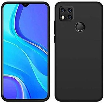 Mobilecovers Back Cover for Redmi MI REDMI 9, Plain, Case, Cover(Black, Shock Proof, Silicon, Pack of: 1)
