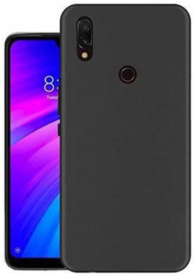 Mobilecovers Back Cover for Redmi Y3, Plain, Case, Cover(Black, Shock Proof, Silicon, Pack of: 1)