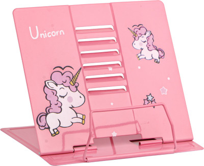 FIDDLERZ 1 Compartments Metal Book Reading Frame Multifunctional Book Holder(Pink)