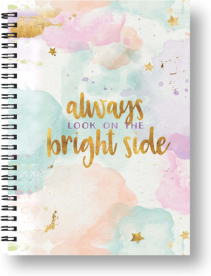 3DS wiro note book A5 Diary Unruled 144 Pages(Bright side)
