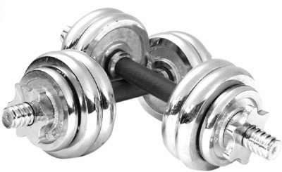 LCARNO Home Gym Set, Steel Dumbbell Set, Steel Dumbbell Plates 2.5kg x 4 + 1kg x 4 Adjustable Dumbbell(14 kg)