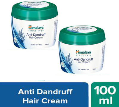 HIMALAYA Anti-Dandruff Hair Cream with Tea Tree Oil and Tulsi 100ml X 2 Hair Cream(200 ml)