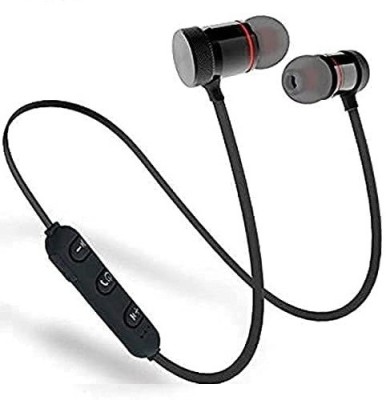 TIGENECY ALL MOBILE Sports Bluetooth Magnet Earphone Bluetooth Headset Bluetooth Headset(Black, In...