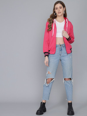 DARZI Full Sleeve Solid Women Jacket