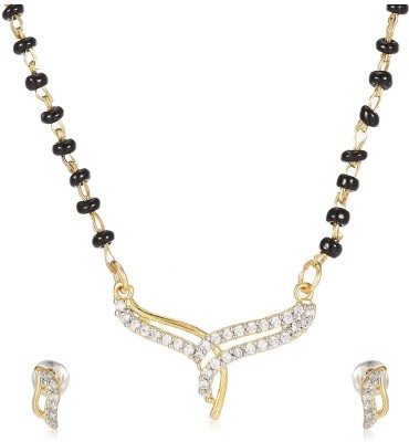 Estele Alloy Gold-plated Gold Jewellery Set(Pack of 1)