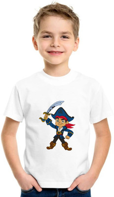 Shubham designer gallery Baby Boys & Baby Girls Printed Cotton Blend Regular T Shirt(White, Pack of 1)