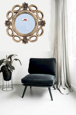 VAS Collection Home VAS6t45 Bathroom Mirror(Round Finish : Glossy)