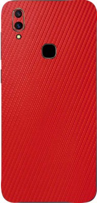 LAMHA VIVO Y11 Mobile Skin(Ultra Super Red Carbon Fiber With High Matte Finish.)