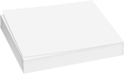 SHARMA BUSINESS A4 White Sheet Paper for Copy, Print, Rough Work, Art and Craft Set of 100 Plain A4 75 gsm Project Paper(Set of 1, White)