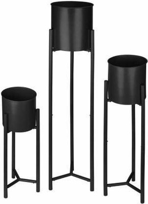 UV International Plant Container Set(Pack of 3, Metal)