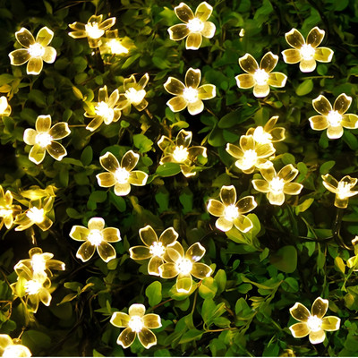 ULTRA MAX 16 LEDs 5.03 m Gold Steady Flower Rice Lights(Pack of 1)