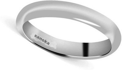 Sanoka Sterling Silver Silver Plated Ring