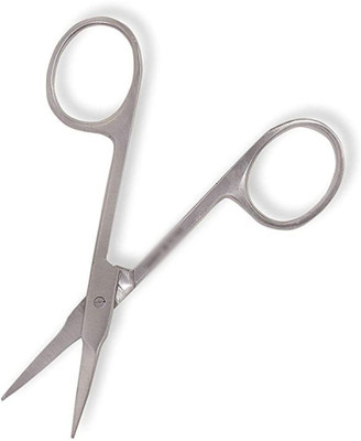 Dhanishka Curved Nail Manicure Moustache Scissors Scissors(Set of 1, Silver)