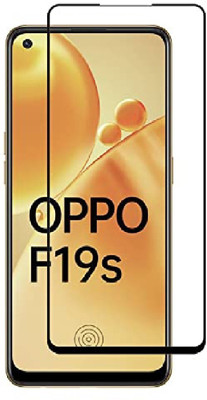 ISAAK Edge To Edge Tempered Glass for OPPO F19s Edge to Edge, Full Glue, 11D Tempered Glass(Pack of 1)