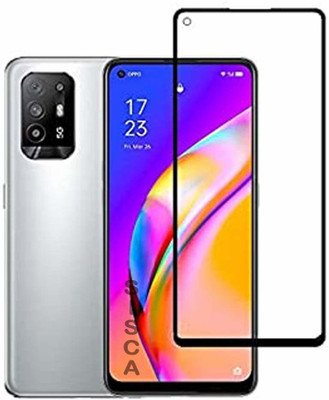 Rathore Collection Edge To Edge Tempered Glass for OPPO f19(Pack of 1)