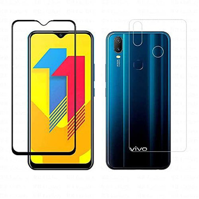 Nawab Collection Front and Back Screen Guard for Vivo y,-11(Pack of 2)