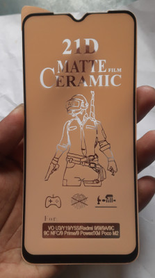 FlipSmartGuard Tempered Glass Guard for Redmi 9A / Redmi 9i / Redmi 9 Prime / Redmi 9 Power / Poco M2 / Poco M3 : Matte Tempered Glass Full Screen Coverage Except Edges ( Matte Glass/Screen Protector) ( HD+ Tecnology Matte guard )(Pack of 1)