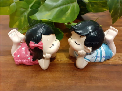 AFTERSTITCH Decorative Showpiece  -  6.5 cm(Polyresin, Multicolor)