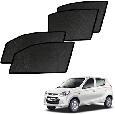 AUTO PEARL Side Window Sun Shade For Maruti Suzuki Alto 800(Black)