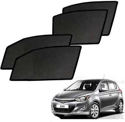 AUTO PEARL Side Window Sun Shade For Hyundai i20(Black)