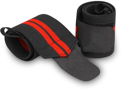 HMFURRYS FINEST Wrist Support with Adjustable Straps and Thumb Loops Wrist Support(Red)