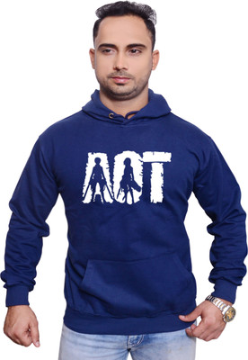 MJ UNIQUE AOT Full Sleeve Graphic Print Men Sweatshirt