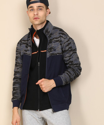 Wildcraft Full Sleeve Color Block Men Sweatshirt