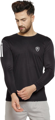 Cruister Printed Men Round Neck Black T-Shirt