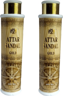 Sonnet 2 Attar Sandal Gold Body Talc Each 300g Each (Pack of 2)(2 x 300 g)