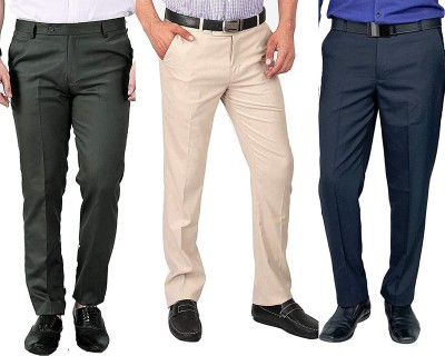 ZEE GOLD Regular Fit Men Multicolor Trousers