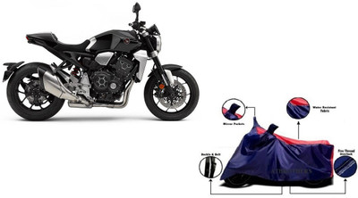 ATBROTHERS Waterproof Two Wheeler Cover for Honda(CB1000R Plus, Blue, Red)