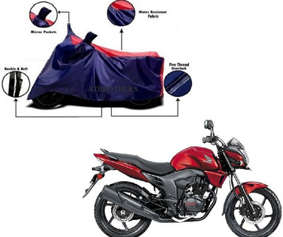 ATBROTHERS Waterproof Two Wheeler Cover for Honda(CB Trigger, Blue, Red)