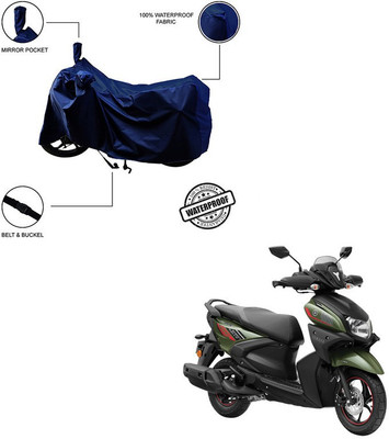 Trader's Stop Waterproof Two Wheeler Cover for Yamaha(Blue)